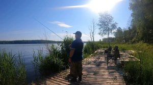 Рыбалка в Смоленской обл. Ловим плотву. Троллинг не пошёл. Отдых на природе в хорошей компании.Ч-2.