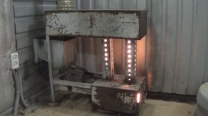 Печь на отработанном масле. Буржуйка в гараж.