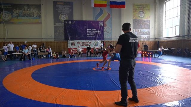 68 кг. финал Шкарин(Москва-Липецк)-Крупнов(Кировская обл.) Юношеская Спартакиада России 2022г.