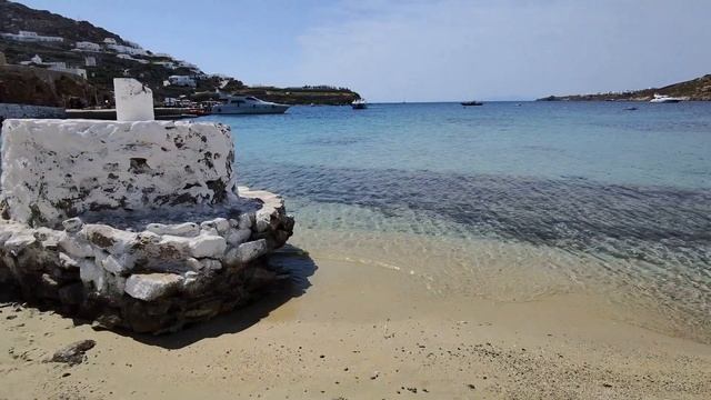 Пляж Орнос на Миконосе, Кикладские острова смотреть онлайн