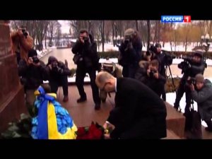Траурное начало программы "Вести в 20:00" (22.01.2015) Россия 1