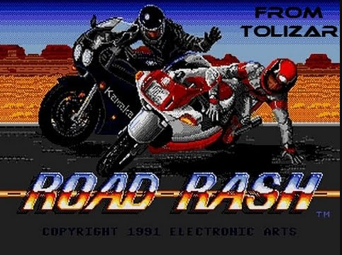 Road Rash (Sega MegaDrive 2).