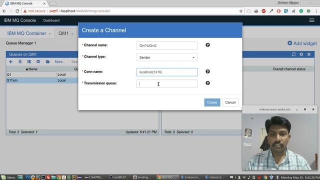 IBM MQ Sending,Receiving Message from Queue Manager to Queue Manager using Web Console смотреть онлайн
