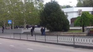 Как Крымчане встречают Путина в Севастополе (на празднике 9-ого мая)