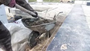 Первый ряд газоблока часть 2.Раствор для кладки газобетона.