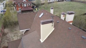 Облицовка дымоходов на доме в г.Пушкин