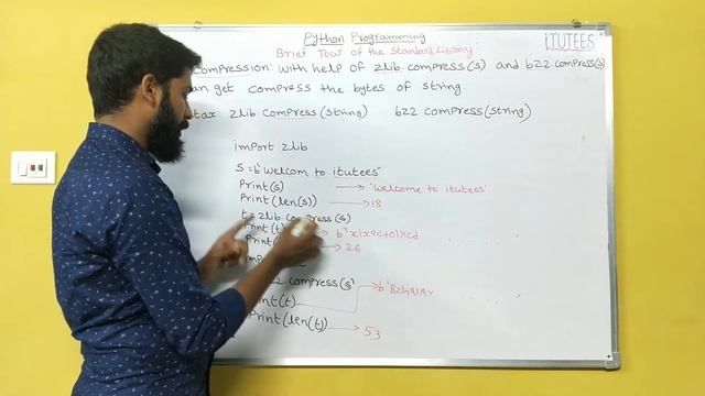 Python Programming (Part - 62) Data Compression, zlib module and bz2 module in Python смотреть онлайн
