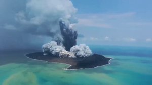 Подводный вулкан Хунга Тонга-Хунга Хаапай проснулся