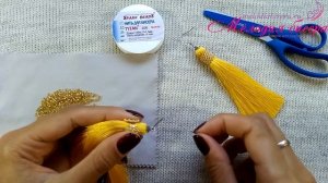 ПОЯС для СЕРЕГ КИСТОЧЕК из БИСЕРА - мастер-класс