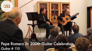 Pepe Romero Jr.'s 200th Guitar Celebration - #110: Classical Guitar at Guitar Salon International