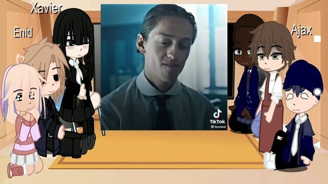 Some nevermore students react to edits/the future •Original• Xavier x Wednesday