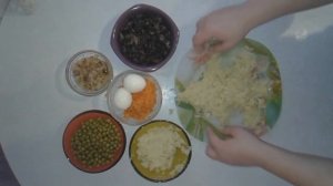 Салат "Ёлочка". Подробное описание рецепта под видео!!!