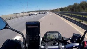 Yamaha MT 03 (2020) разгон 0-100