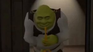 Шрек играет на Саксофоне/не оригинал/прикол)