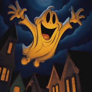 👻 Забавные привидения_Футаж