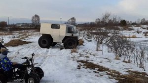 Самодельный болотоход Виктора