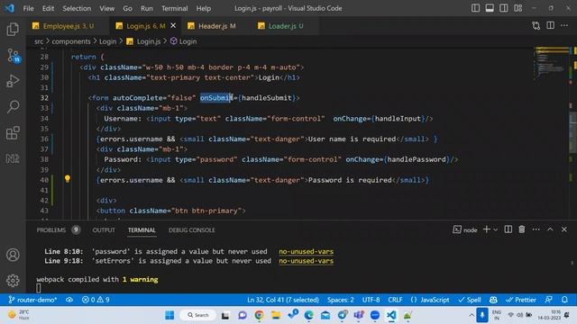 Part 19 Controlled way React forms | React | React Forms | Form validations | Error handling