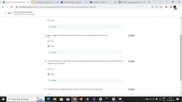 Web and Mobile Testing with Selenium- Coursera. All Answers & Graded Assignments.