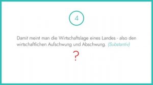 Wortschatzübung: 10 Vokabeln zum Thema "Wirtschaft" (B2, C1, C2)