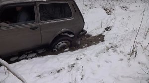 Нива 21214м на И-511 по снежку