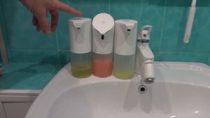 Обзор сравнения диспенсеров для жидкого мыла   Автоматический сенсорный дозатор Xiaomi Baseus копия