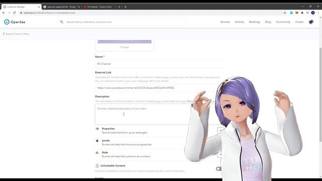Our first NFT ART - How to Create Unsupported File Item on OpenSea.io смотреть онлайн