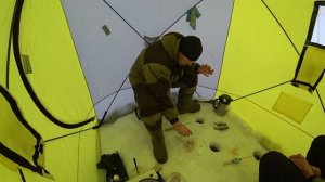 Зимняя рыбалка на оз."Уелги"