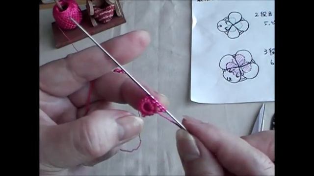 ニードルタティングレース　立体バラ1/3 смотреть онлайн