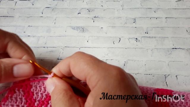 Жаккард крючком.