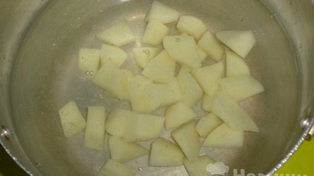 Ячневая каша с картошкой