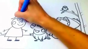 Peppa Pig Coloring Pages Book - Draw Peppa Pig's Halloween