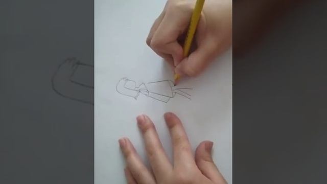 Как рисовать идущего девушку легко и без ускорение смотреть онлайн