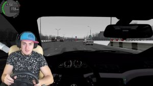 ЗИМНИЙ ДРИФТ НА БМВ М3 - City Car Driving с РУЛЕМ