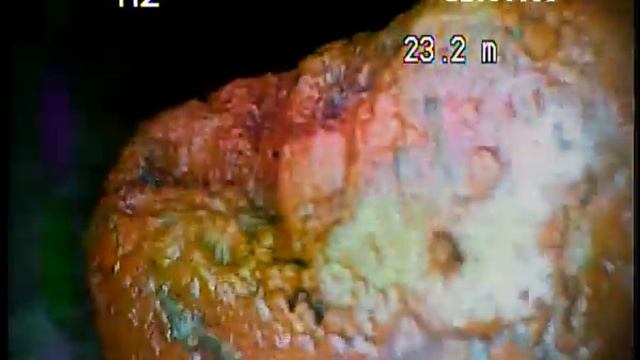 Видеодиагностика канализации, керамическая труба смотреть онлайн