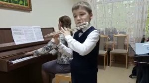 Ю.Чичков «Скерцо», Даниил Ахмедьянов (флейта), 9 лет.