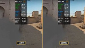 CS:GO : Ryzen 5 5600 vs Ryzen 5 5600x