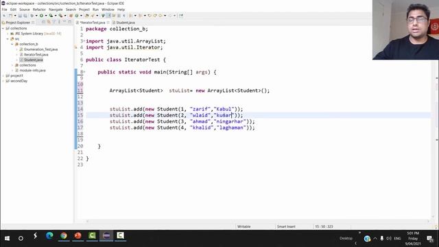 java collection framework# 12 | Iterator curser and reading data смотреть онлайн