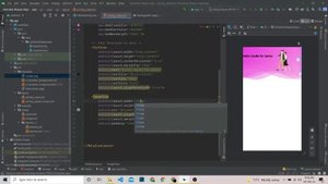 how to make wave animation in android studio | Making Main Screen | with GIF  | #3