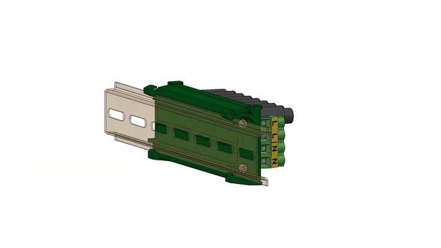 DIN Rail Mount AC24-250V 8-CH Pluggable Top Wiring Terminal Block Power Distribution Fuse Module смотреть онлайн