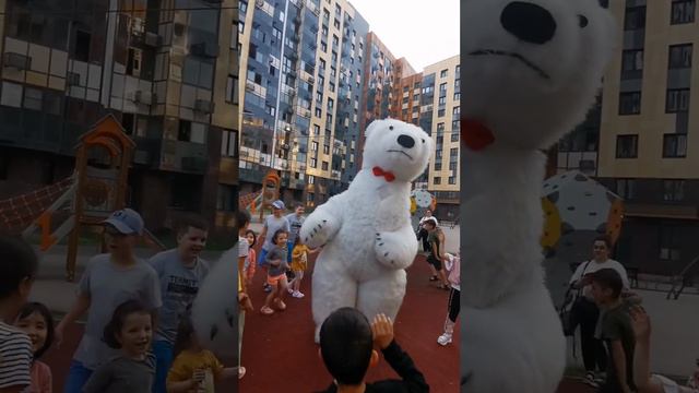 Белый Мишка радует детей, т. 89198457704, Новая Москва смотреть онлайн