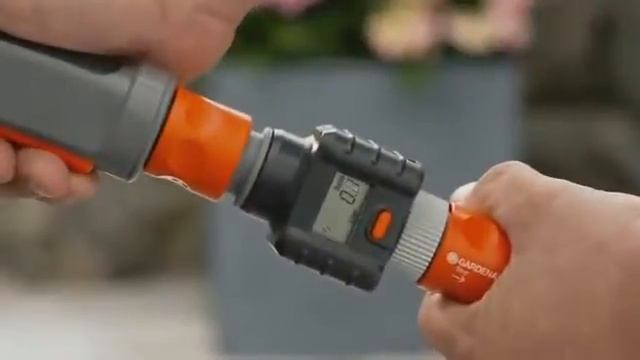Садовый счетчик воды Gardena смотреть онлайн