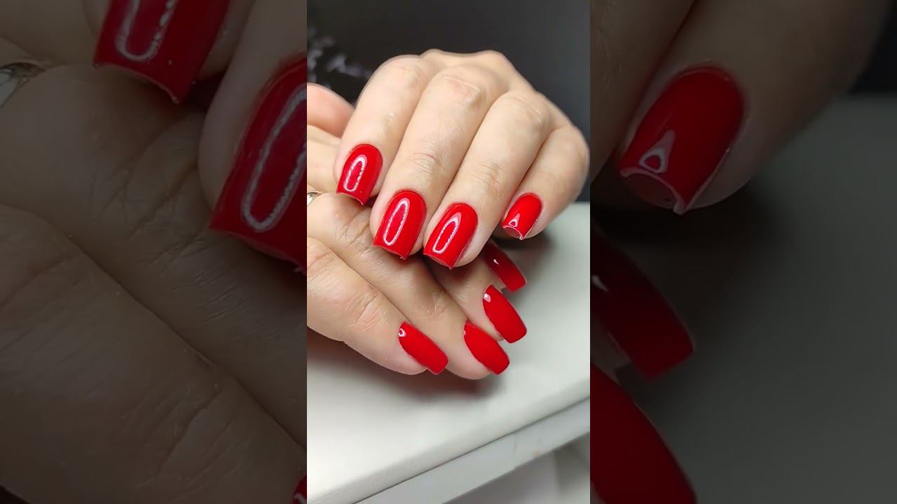 #красныйманикюр #красныеногти #яркийманикюр