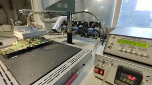 Верхний ИК нагрев + пайка с термографиком