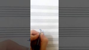 Как пишутся ноты в тетради для нот