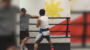 Тренировки Мэнни Пакьяо