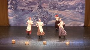 русский шуточный танец "возле речки"