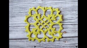 ВЯЖЕМ МОТИВЫ КРЮЧКОМ// МОТИВ #1// ВИНТАЖНЫЙ