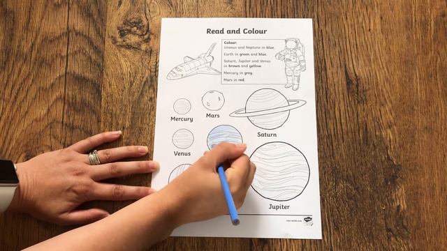 How To Use Planet Read And Colour Activities