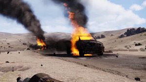 Apache Helicopters Attacks the Enemy Convoy! - ARMA 3 Milsim NPC Wars