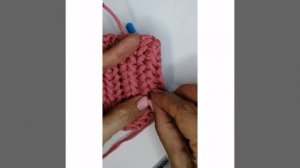 Узор елочка поворотными рядами . Часть 2